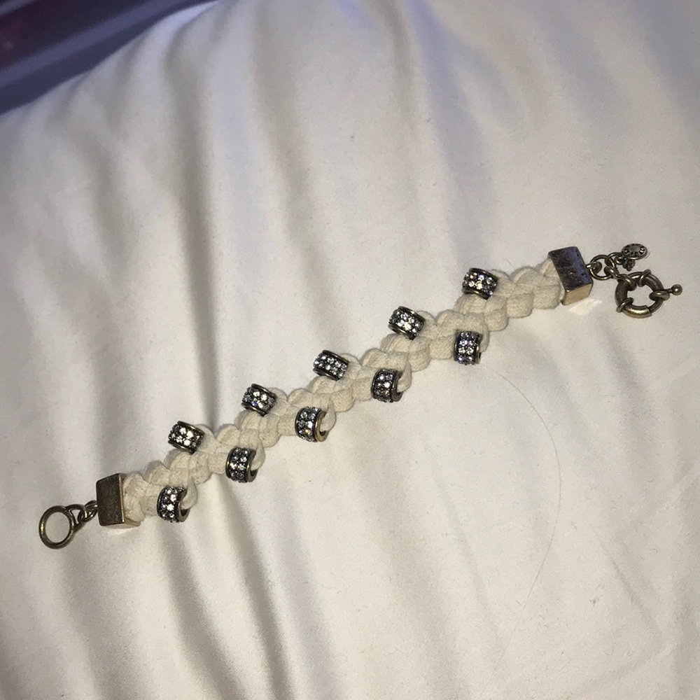 Nots and bling rope bracelet trendy